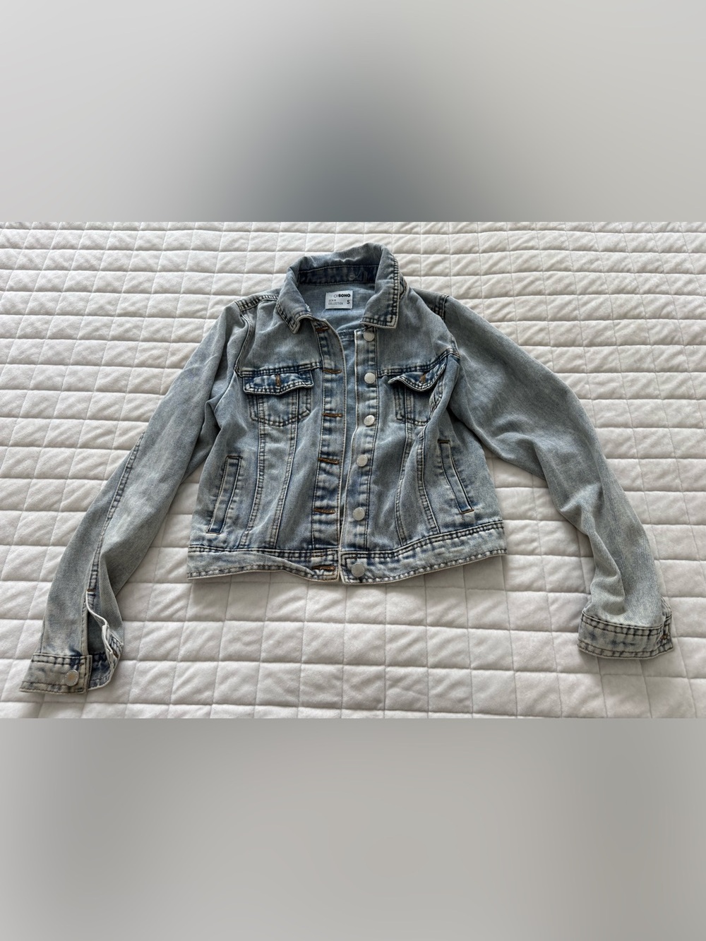 Women’s Ci Sono Light Blue Denim Jean Jacket